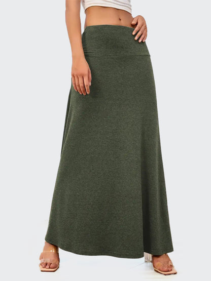 Maxi Skrits- Flowy A-Line Maxi Skirt for Women