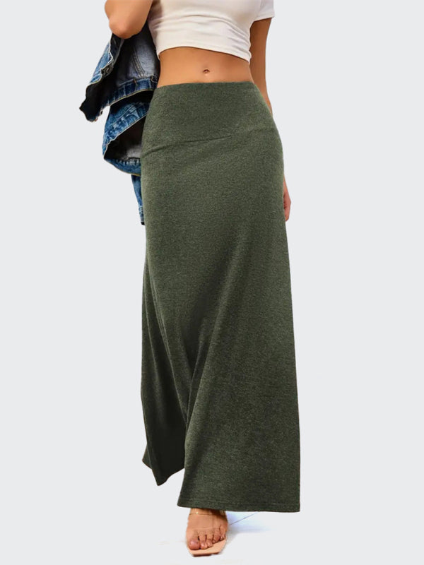 Maxi Skrits- Flowy A-Line Maxi Skirt for Women