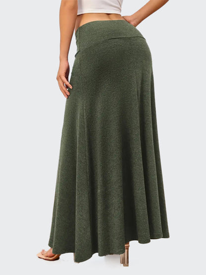 Maxi Skrits- Flowy A-Line Maxi Skirt for Women