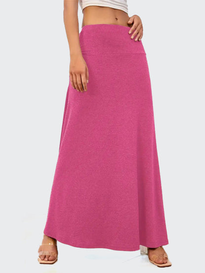 Maxi Skrits- Flowy A-Line Maxi Skirt for Women