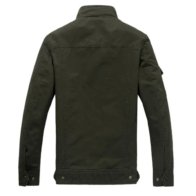 Men Jackets- Men's Casual Military Jacket for Outdoor Adventures- - Pekosa Women Fashion