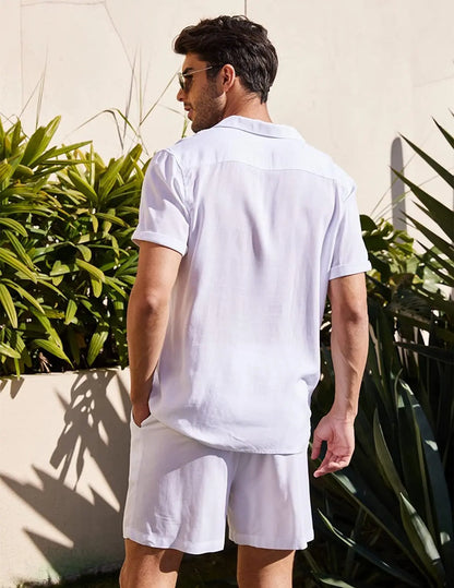 Men Outfits- Men’s Summer Resort Wear - Ideal for Beach & Casual Outings- - Pekosa Women Fashion