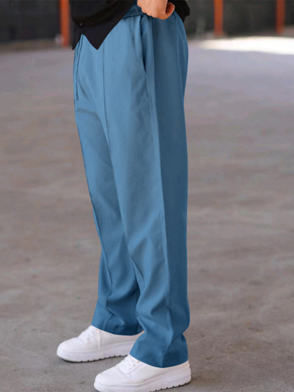 Men Pants- Blue Joggers for the Modern Man- - Pekosa Women Fashion