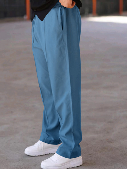 Men Pants- Blue Joggers for the Modern Man- - Pekosa Women Fashion