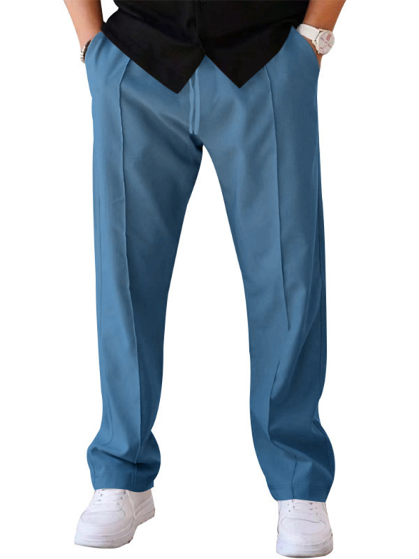 Men Pants- Blue Joggers for the Modern Man- - Pekosa Women Fashion