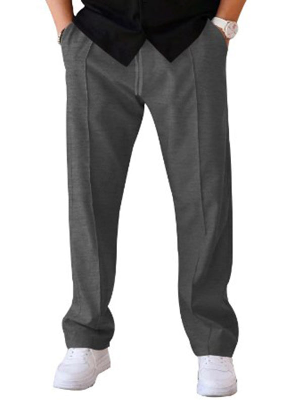 Men Pants- Blue Joggers for the Modern Man- Charcoal grey- Pekosa Women Fashion