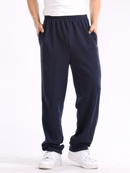 Men Pants- Sporty Men's Sweatpants for Lounging and Leisure- - Pekosa Women Fashion