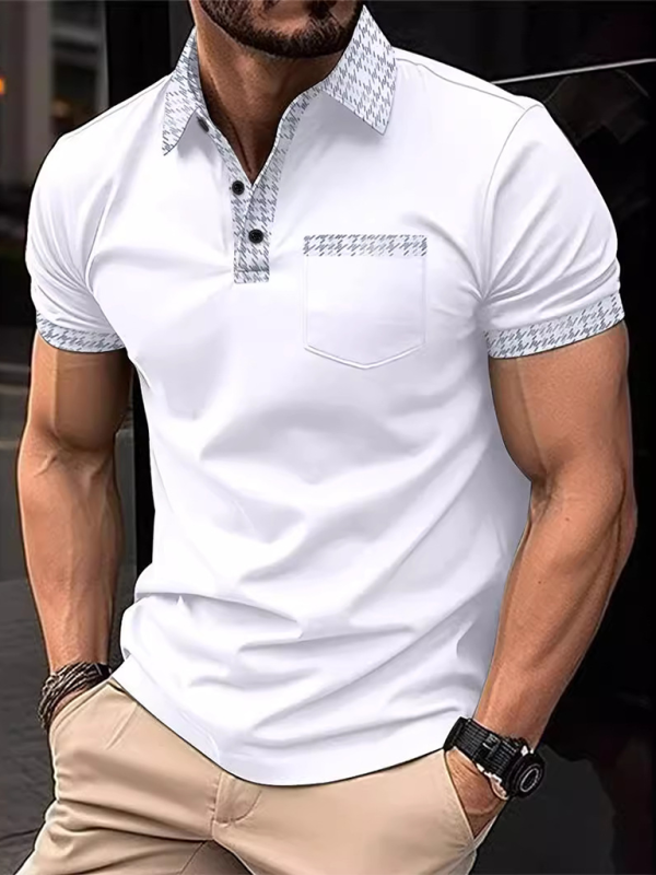 Men Shirts- Men Polo Shirts for Any Day- White- Pekosa Women Fashion