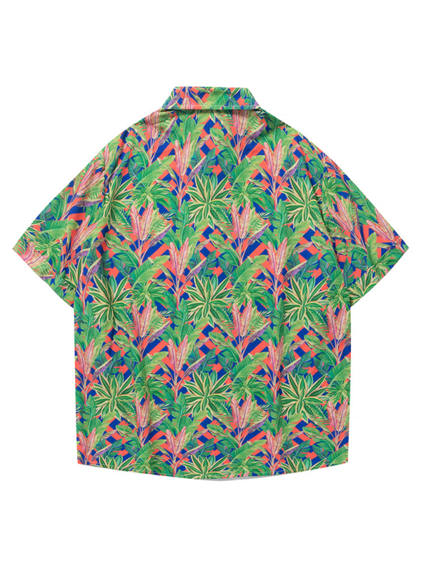 Men Shirts- Men's Hawaiian Shirt for Beach Adventures- - Pekosa Women Fashion