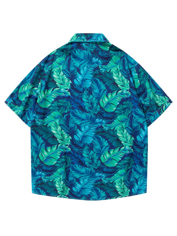 Men Shirts- Men's Hawaiian Shirt for Beach Adventures- - Pekosa Women Fashion