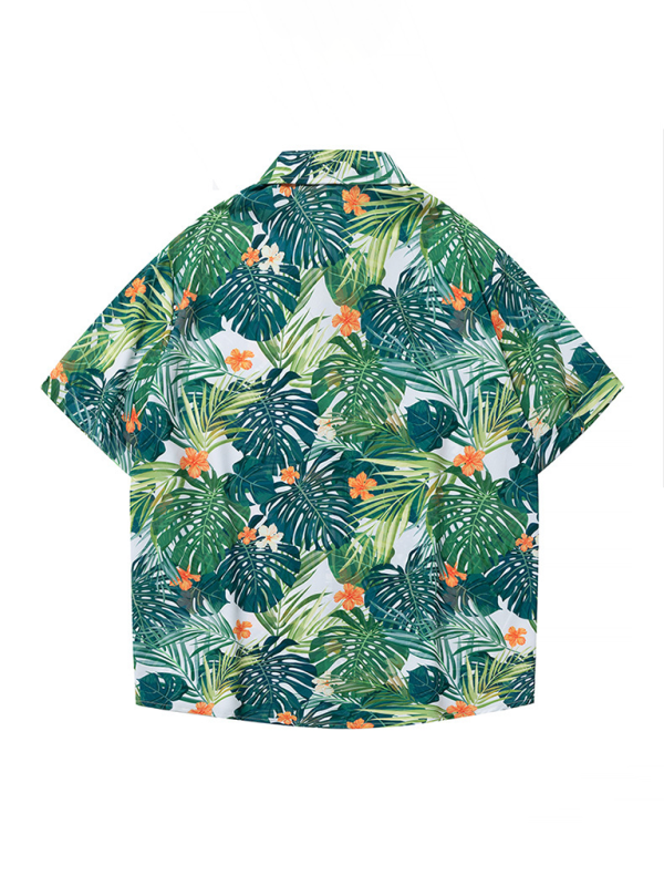 Men Shirts- Men's Hawaiian Shirt for Beach Adventures- - Pekosa Women Fashion