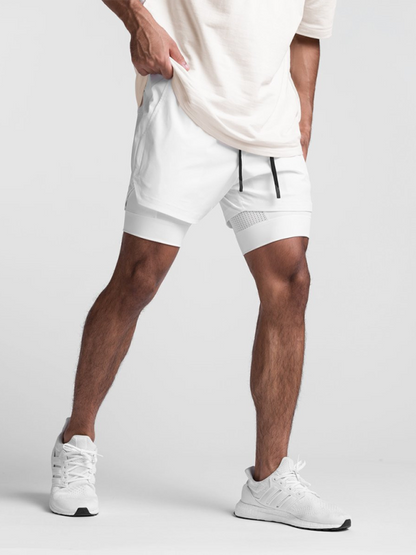 Men Shorts- High-Performance Athletic Shorts- - Pekosa Women Fashion