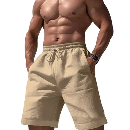 Men Shorts- Men's Essential Summer Shorts for Outdoor Explorations- Khaki- Pekosa Women Fashion