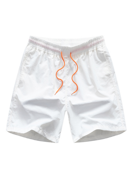 Men Shorts- Quick Drying Men's Shorts for Every Summer Adventure- White- Pekosa Women Fashion