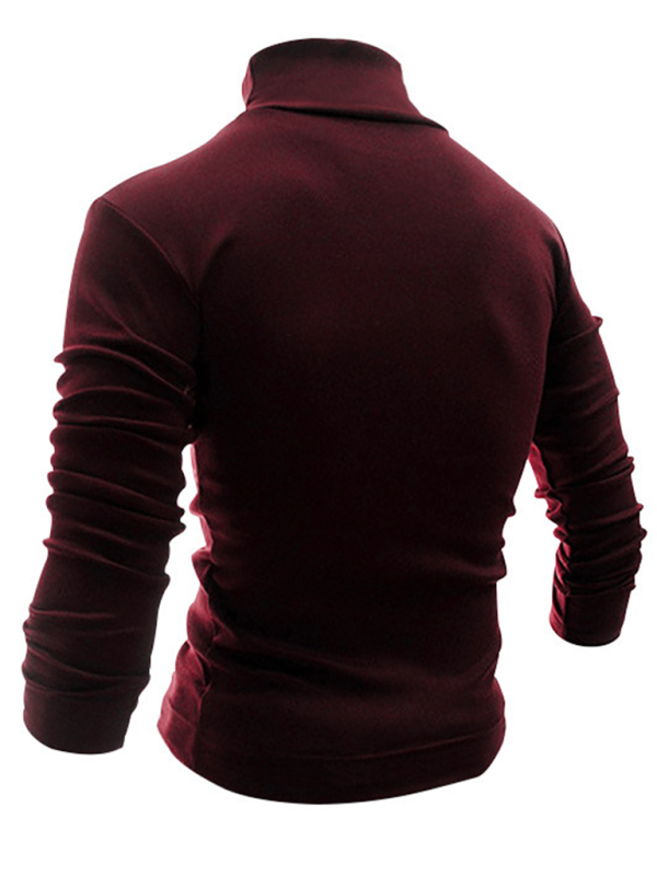 Men T-Shirts- Turtleneck Every Sharp Man T-Shirt- - Pekosa Women Fashion