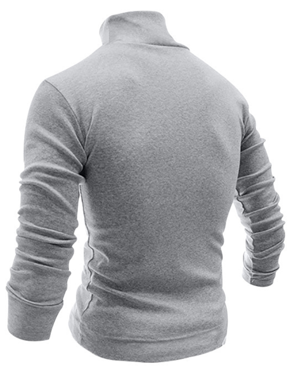 Men T-Shirts- Turtleneck Every Sharp Man T-Shirt- - Pekosa Women Fashion