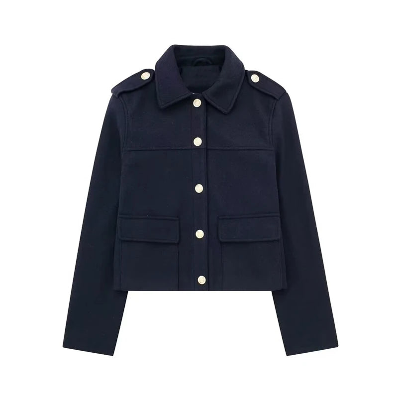 Military Jackets - Elegant Military-Inspired Women’s Jacket