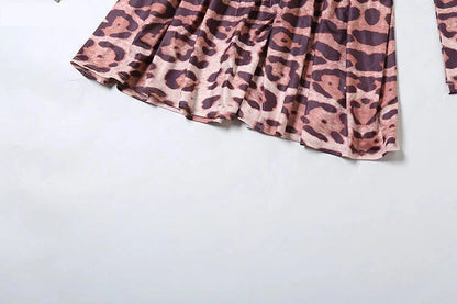 Mini Dresses - Fierce and Flirty Leopard Mini Dress