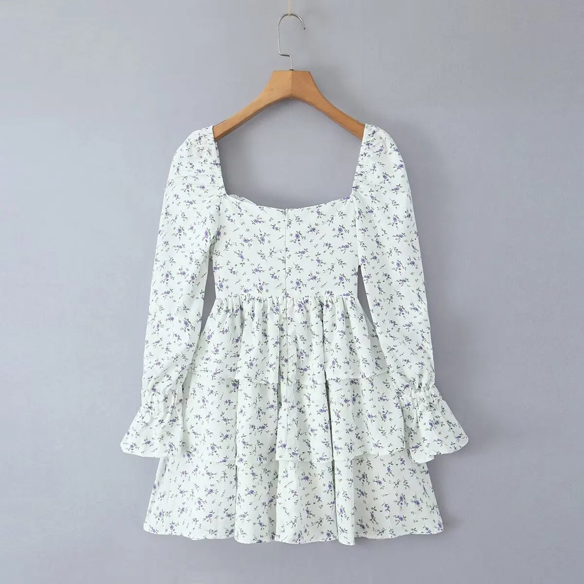 Mini Dresses - Floral Romance Mini Dress – Boho Chic