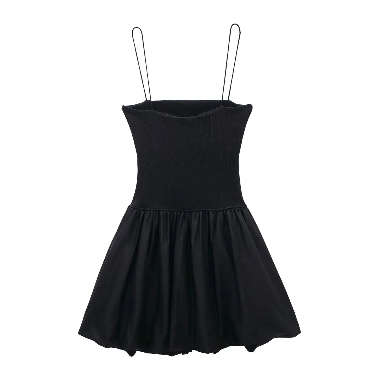 Mini Dresses- Fit & Flare LBD - Little Black Dress for Summer- - Pekosa Women Fashion