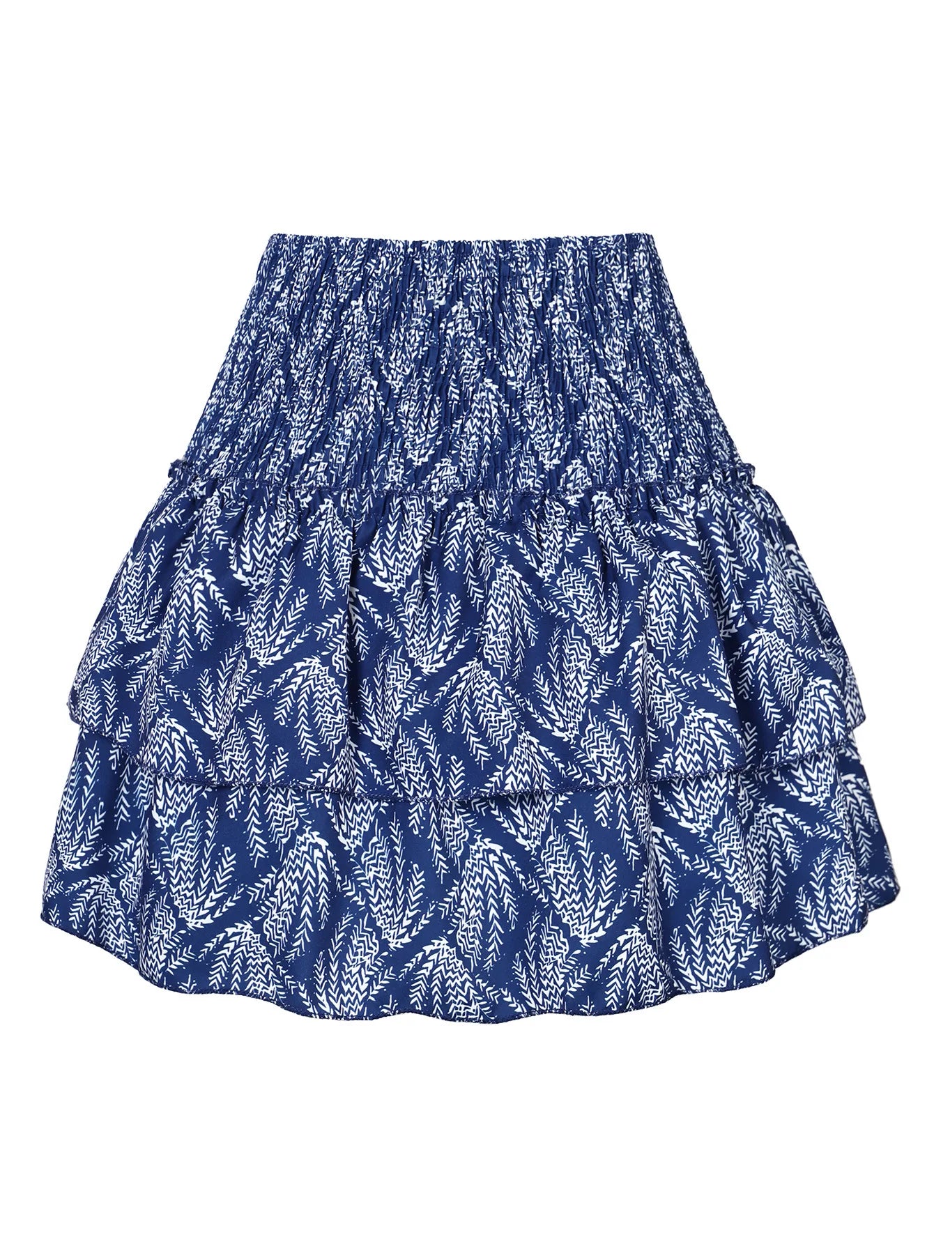 Mini Skirts- Express Your Style in Vibrant Layered Mini Skirt- - Pekosa Women Fashion