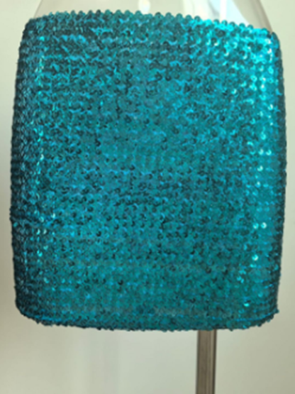 Mini Skirts - Festive Sparkle Club Sequin Mini Skirt