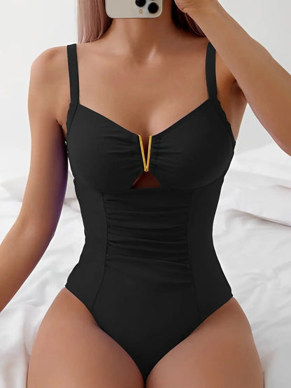 Monokini Swimwears - Sun-Siren Ruched Monokini