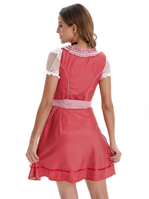 Oktoberfest Dress - Oktoberfest Queen Classic German Beer Maid Costume