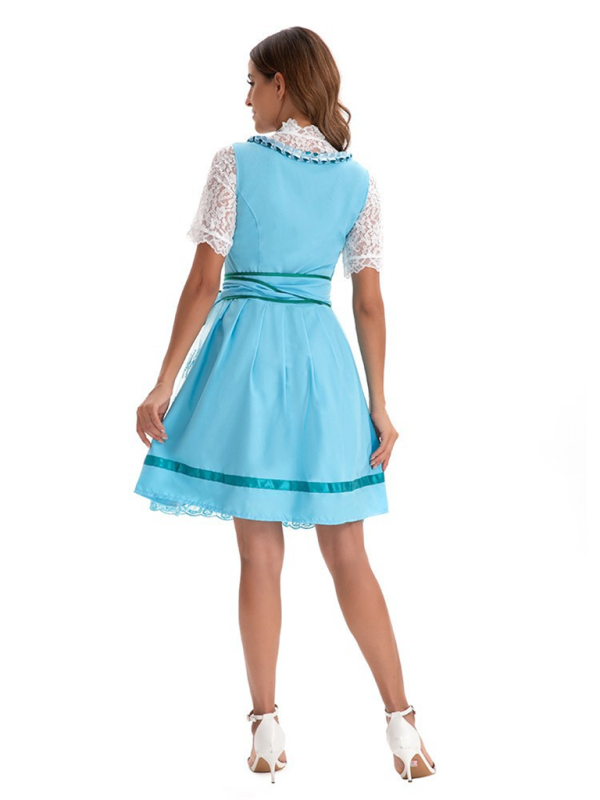 Oktoberfest Dresses - Authentic Dirndl Dress Bavarian Elegant Outfit for Oktoberfest