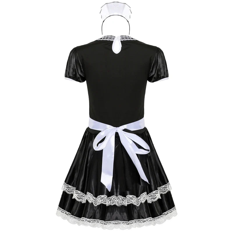 Oktoberfest Dresses- French Maid Costume for Oktoberfest and Cosplay Fun- - Chuzko Women Clothing