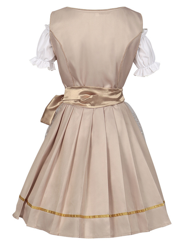 Oktoberfest Dresses - Golden Champagne Oktoberfest Dress for Women