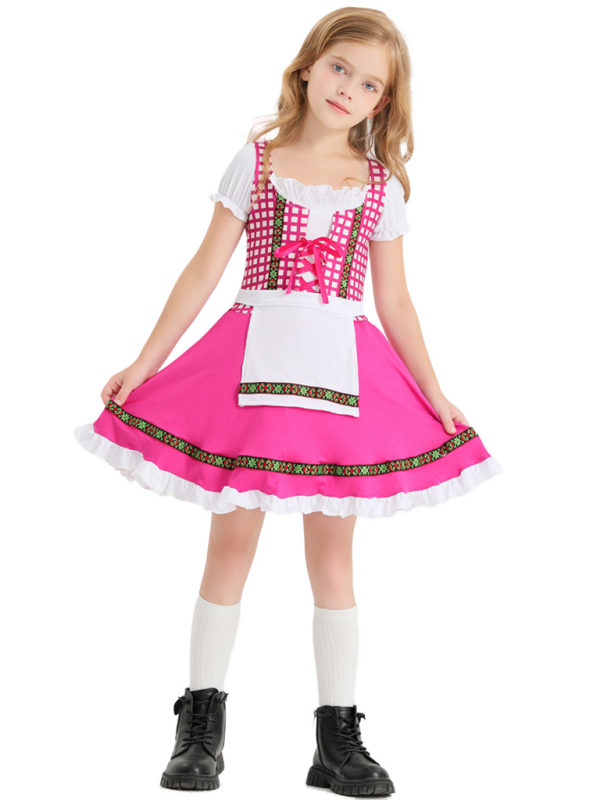 Oktoberfest Dresses - Kids' German Beer Maid Costumes Little Festive Dress