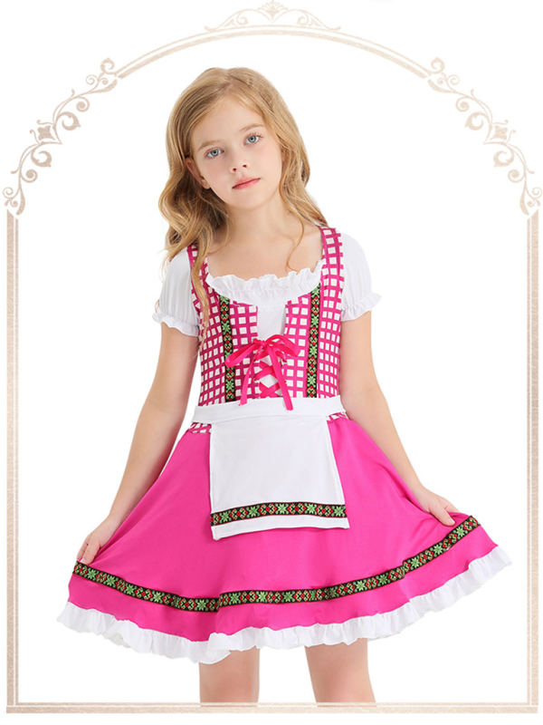 Oktoberfest Dresses - Kids' German Beer Maid Costumes Little Festive Dress