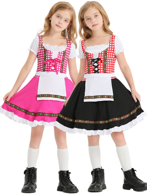 Oktoberfest Dresses - Kids' German Beer Maid Costumes Little Festive Dress