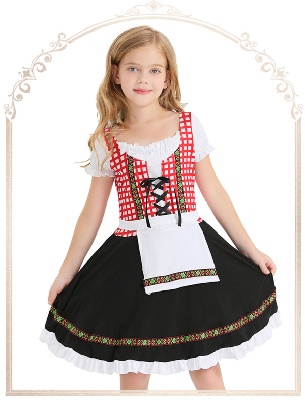 Oktoberfest Dresses - Kids' German Beer Maid Costumes Little Festive Dress