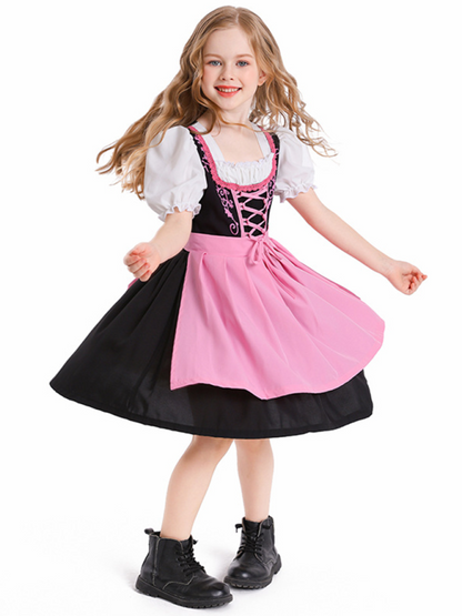 Oktoberfest Dresses - Little Lavender Kid’s Bavarian German Maid Costume Dress