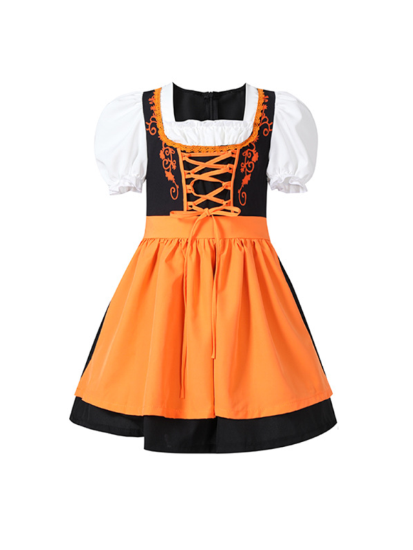 Oktoberfest Dresses - Little Lavender Kid’s Bavarian German Maid Costume Dress