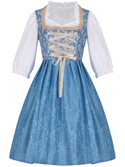 Oktoberfest Dresses - Traditional Costume Royal Blue Women’s Oktoberfest Dress