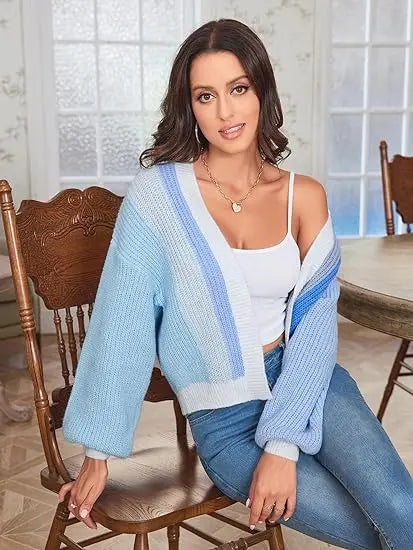 Open Front Cardigans - Chic Chunky Knit Throw-On