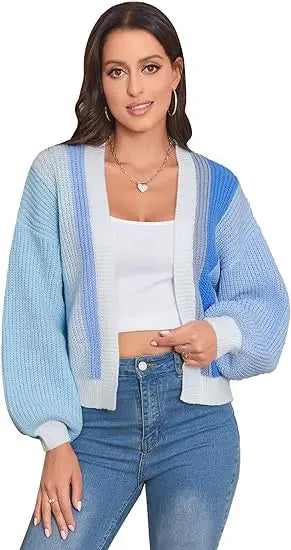 Open Front Cardigans - Chic Chunky Knit Throw-On