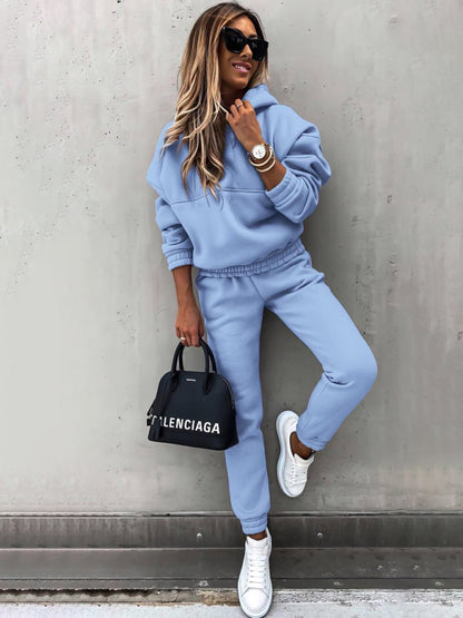 Outfit Sets - Hoodie & Sweatpants Set 2 Piece Pencil Pants and Sweatshirt