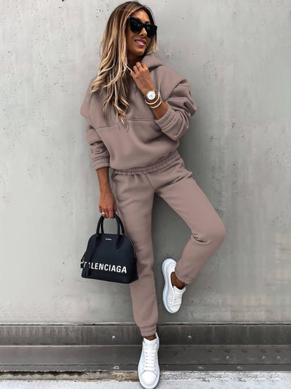 Outfit Sets - Hoodie & Sweatpants Set 2 Piece Pencil Pants and Sweatshirt