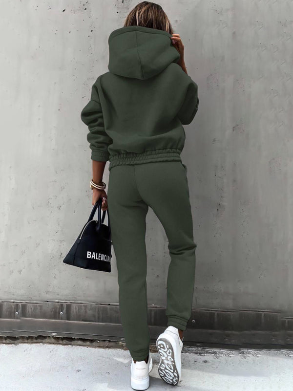 Outfit Sets - Hoodie & Sweatpants Set 2 Piece Pencil Pants and Sweatshirt