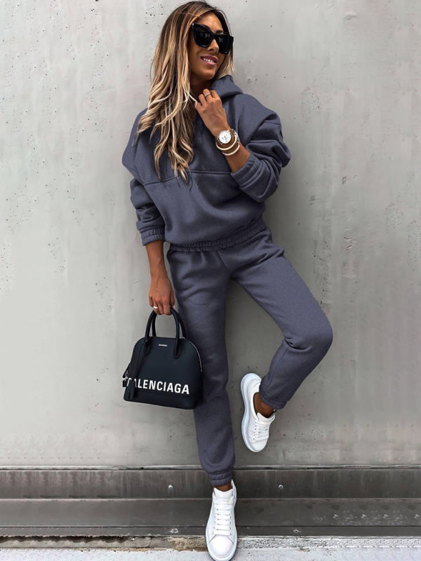 Outfit Sets - Hoodie & Sweatpants Set 2 Piece Pencil Pants and Sweatshirt