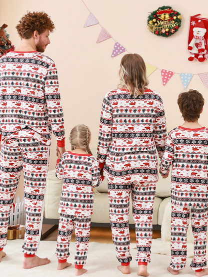 Pajamas Family Set - Christmas Family Bear Pajamas Set