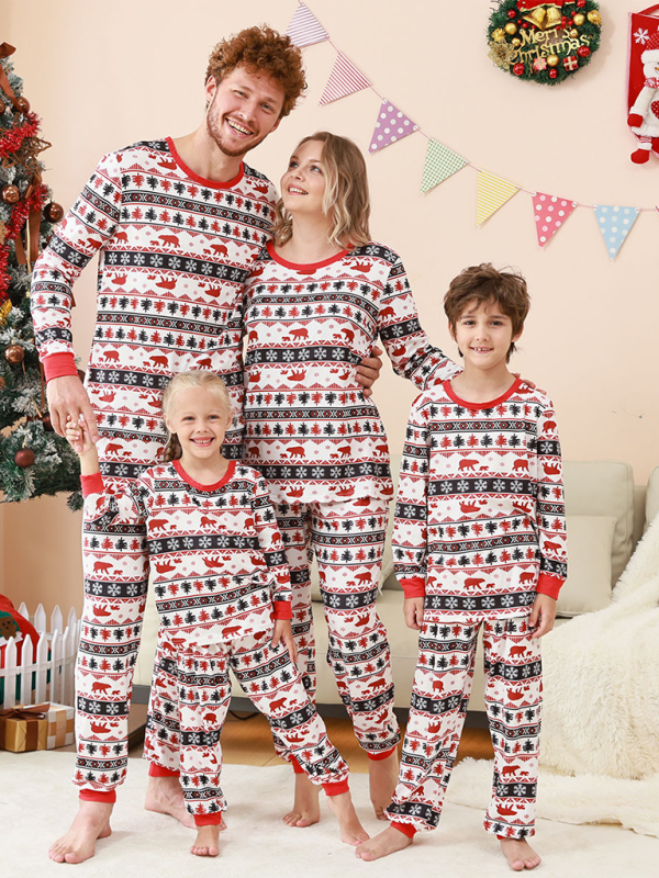 Pajamas Family Set - Christmas Family Bear Pajamas Set