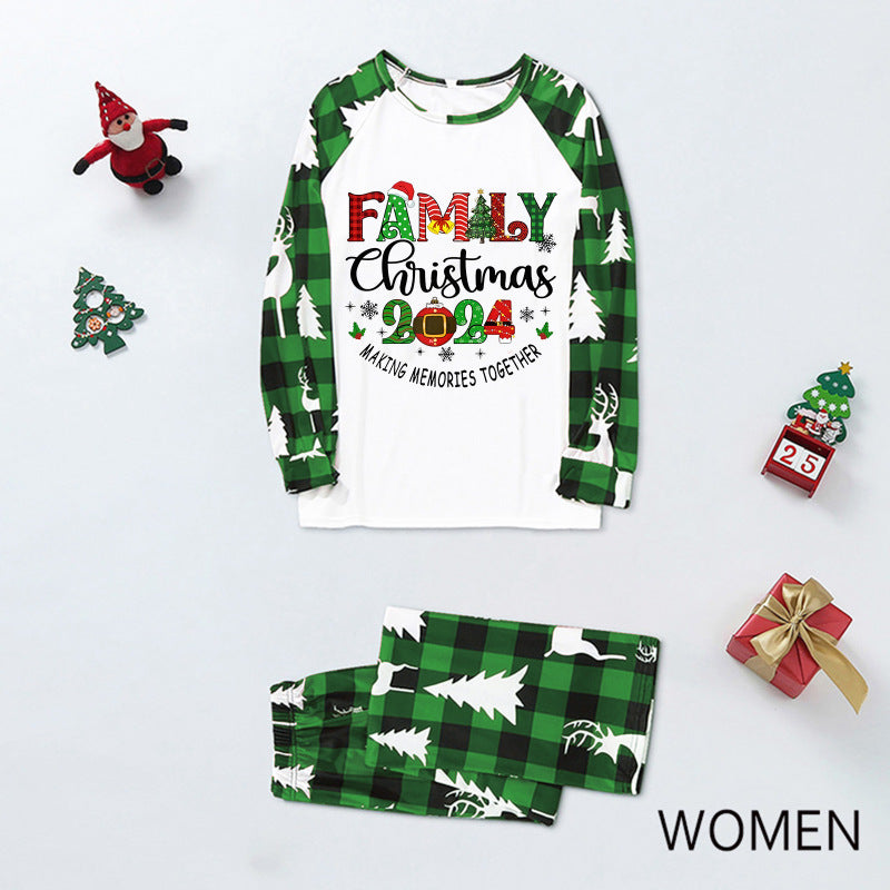 Pajamas Family Set - Christmas Moose Pajama Set Women's PJs 2024 Family