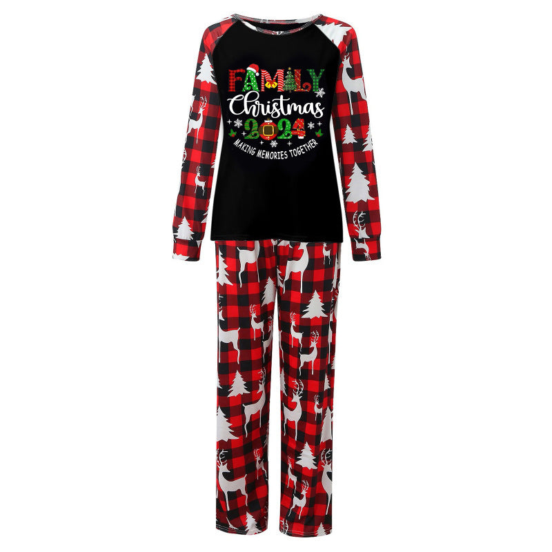 Pajamas Family Set - Christmas Moose Pajama Set Women's PJs 2024 Family