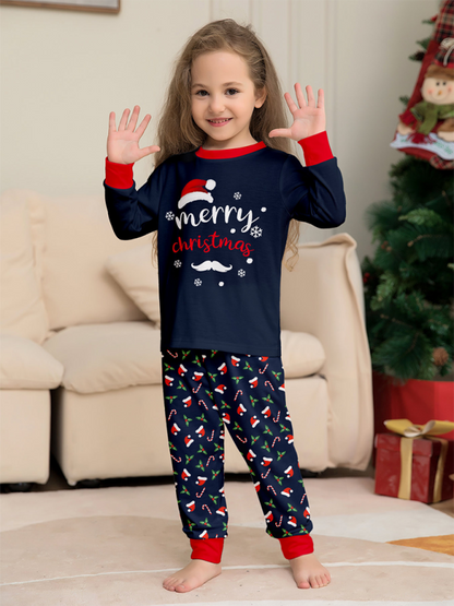 Pajamas Family Set - Merry Christmas Pajamas Kids Set