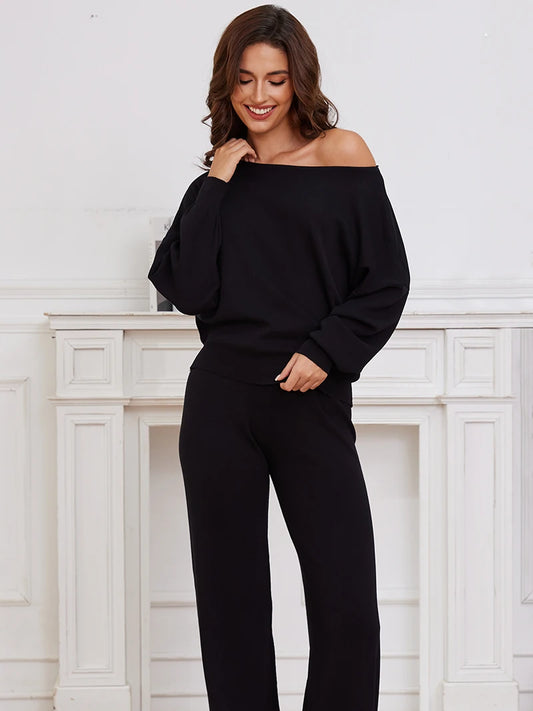 Pants Matching Sets - Pants and Sweater Matching Set – Loungewear Fashion Outfit